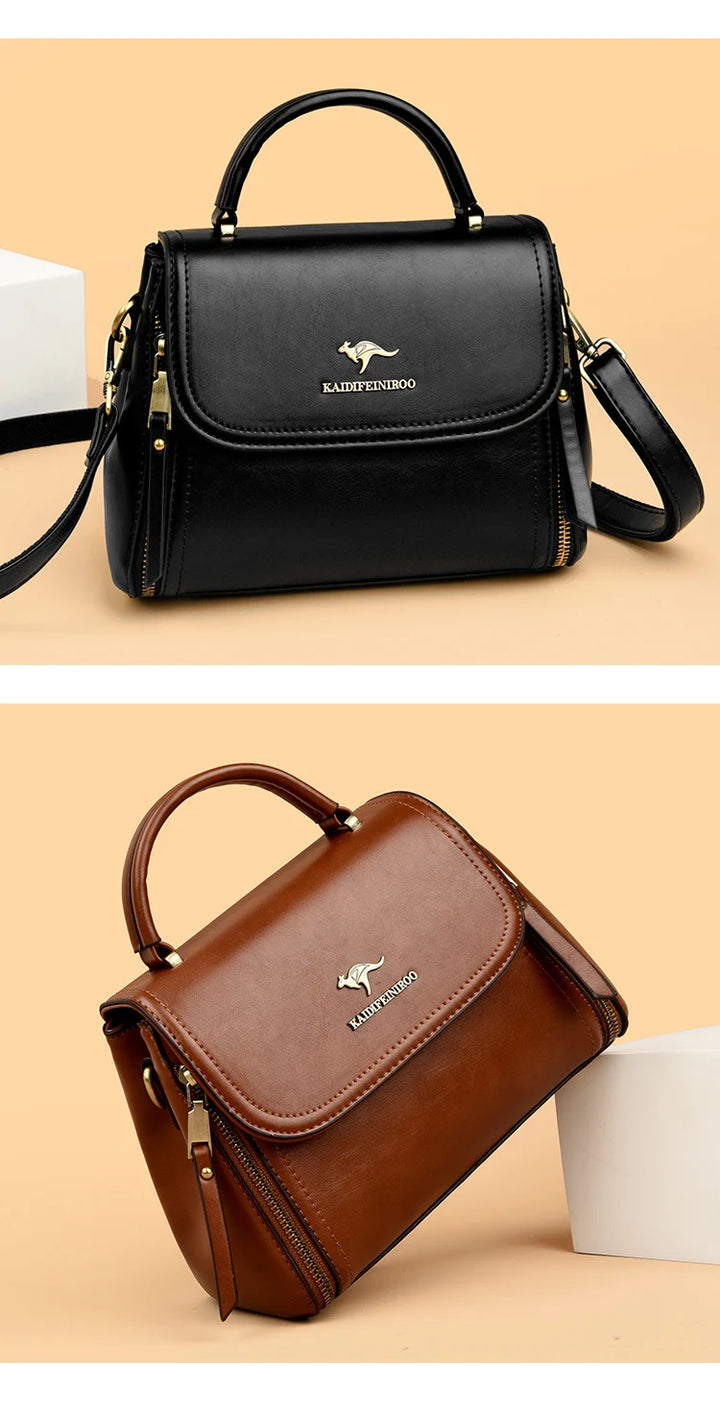 Women’s Soft Top-Handle Shoulder Bag | حقيبة نسائية بيد علوية
