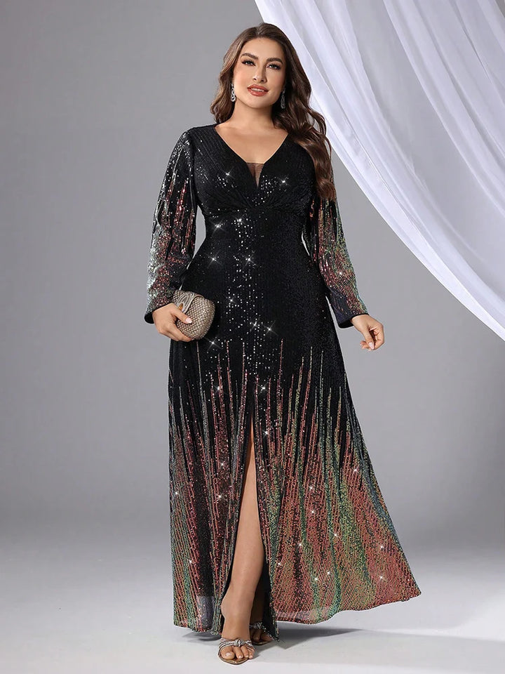 Women’s Dress | Elegant Sequin Evening Maxi Design