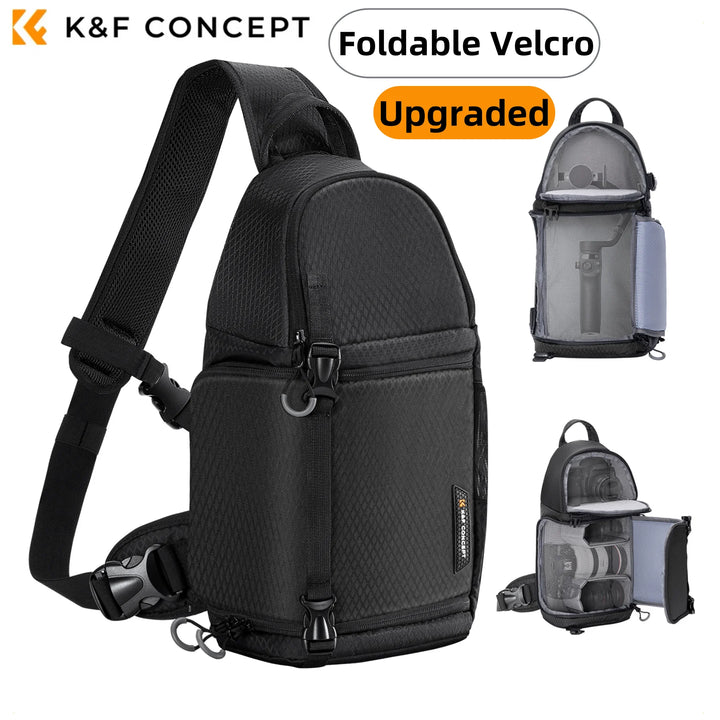 Men’s Waterproof Camera Sling Backpack 10L | حقيبة كاميرا رجالية مقاومة للماء 10 لتر