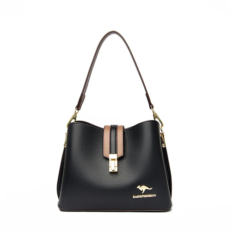 Women’s Three-Layer Small Tote Bag | حقيبة نسائية صغيرة بثلاث طبقات