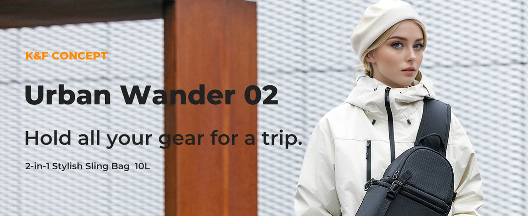 Men’s Waterproof Camera Sling Backpack 10L | حقيبة كاميرا رجالية مقاومة للماء 10 لتر