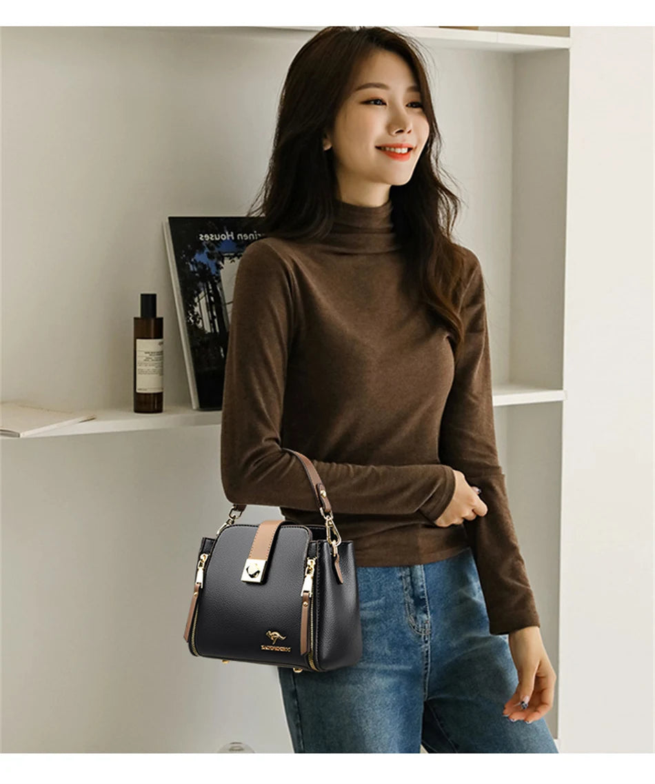 Women’s Luxury Bucket Crossbody Bag | حقيبة باكيت نسائية فاخرة