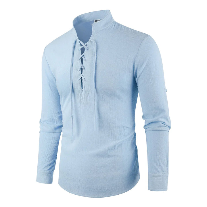 Men’s Cotton Linen Vintage Shirt | Relaxed Summer Style