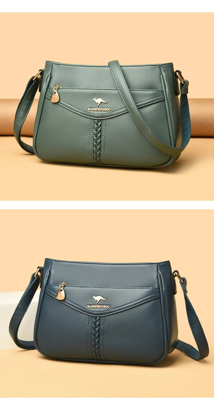 Women’s Soft Flap Shoulder Bag | حقيبة كتف نسائية ناعمة وعملية