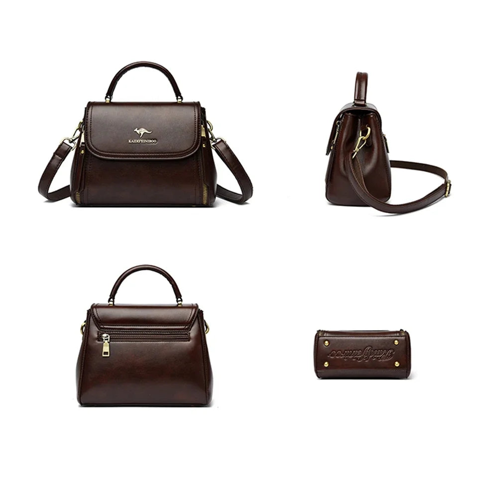 Women’s Soft Top-Handle Shoulder Bag | حقيبة نسائية بيد علوية
