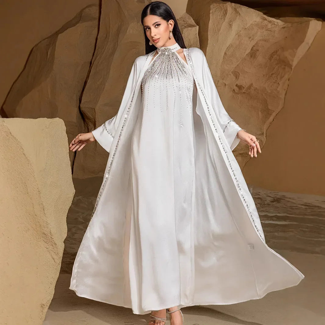 The Diamond-Draped Kimono Set