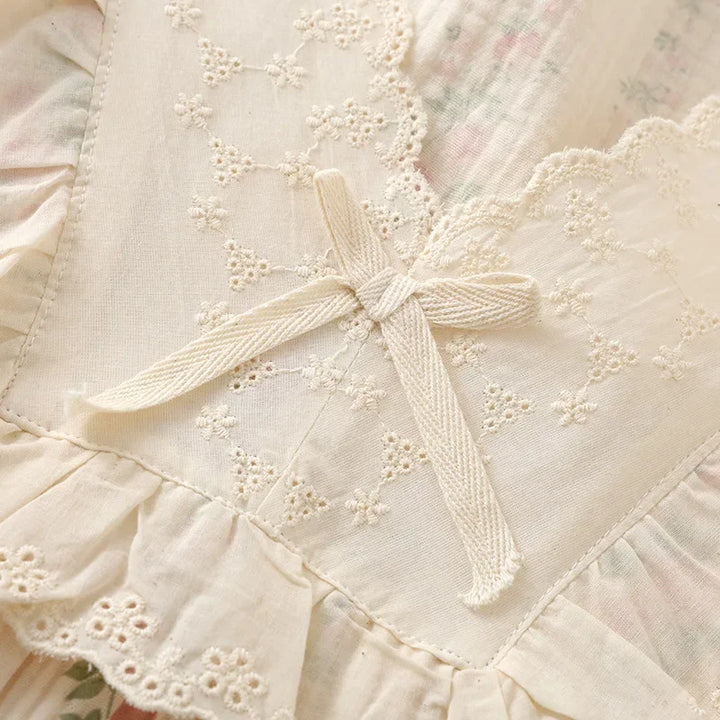 Women’s Cotton Summer Nightgown | جلابية بيت قطنية صيفي - Vine Print