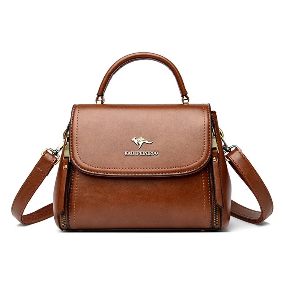 Women’s Soft Top-Handle Shoulder Bag | حقيبة نسائية بيد علوية