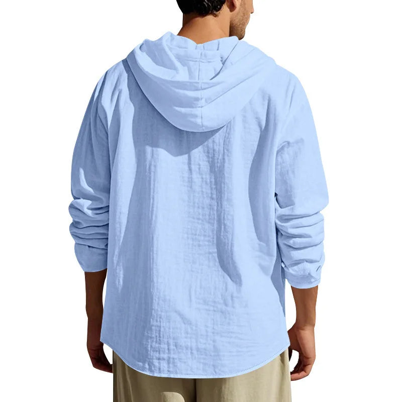 Men’s Linen Shirt & Pants Set | Breathable Relaxed Fit