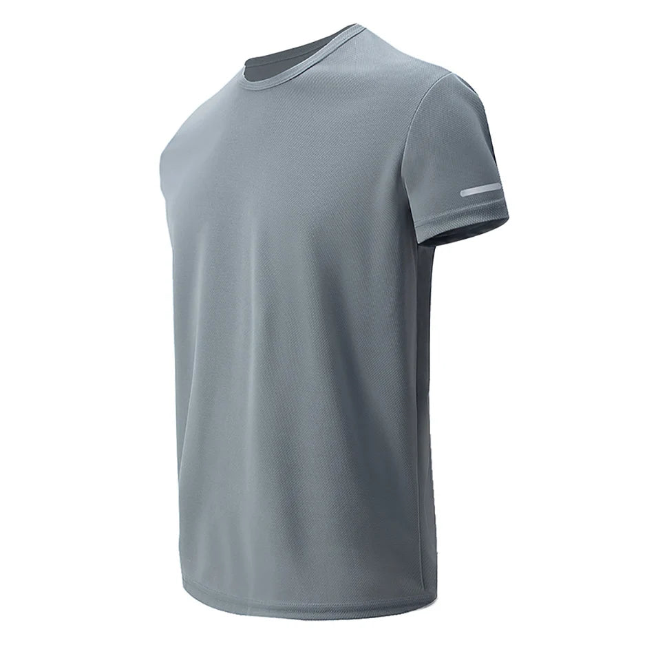 Men’s Printed Quick-Dry Sports T-Shirt 1/4 Pack | تيشيرت رياضي رجالي مطبوع فردي أو ٤ قطع