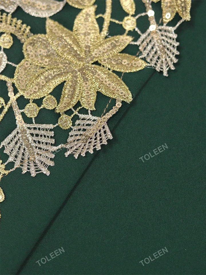 Women’s Dress | Embroidered Formal Maxi Design