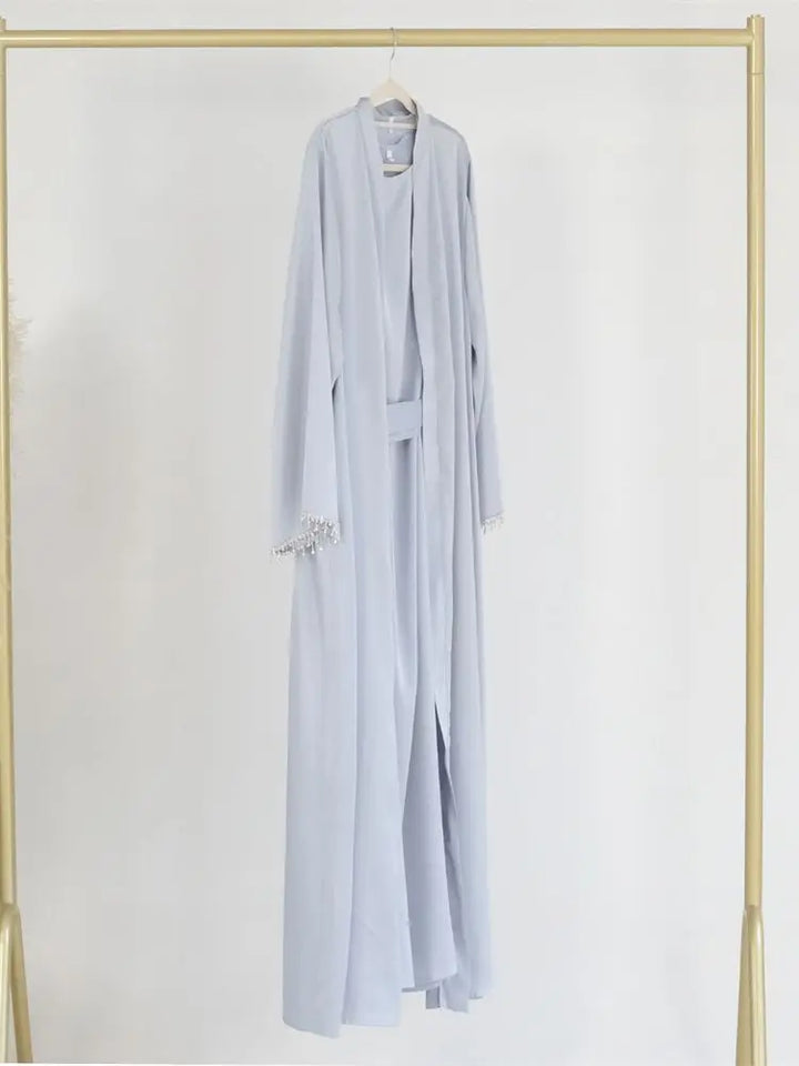 The Draped Kimono Abaya Set