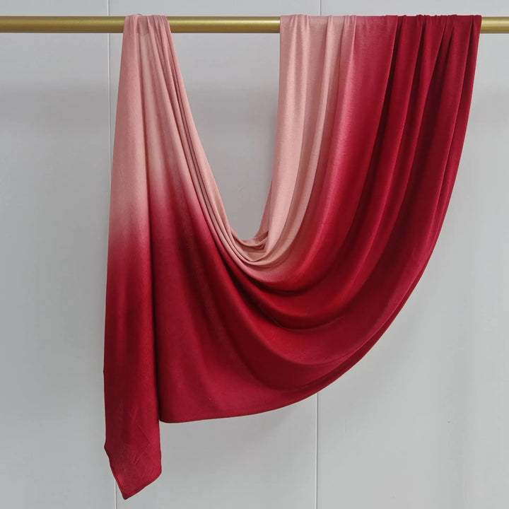 Women’s Gradient Jersey Hijab Scarf | Soft Everyday Drape