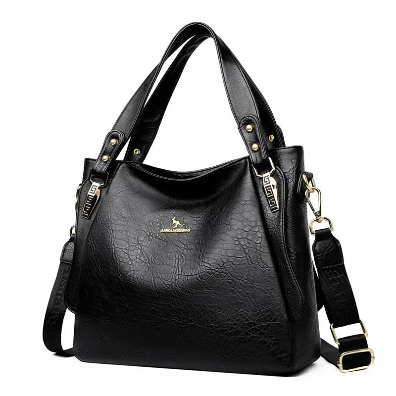 Women’s Soft Top-Handle Bag | Large Capacity Shoulder Tote