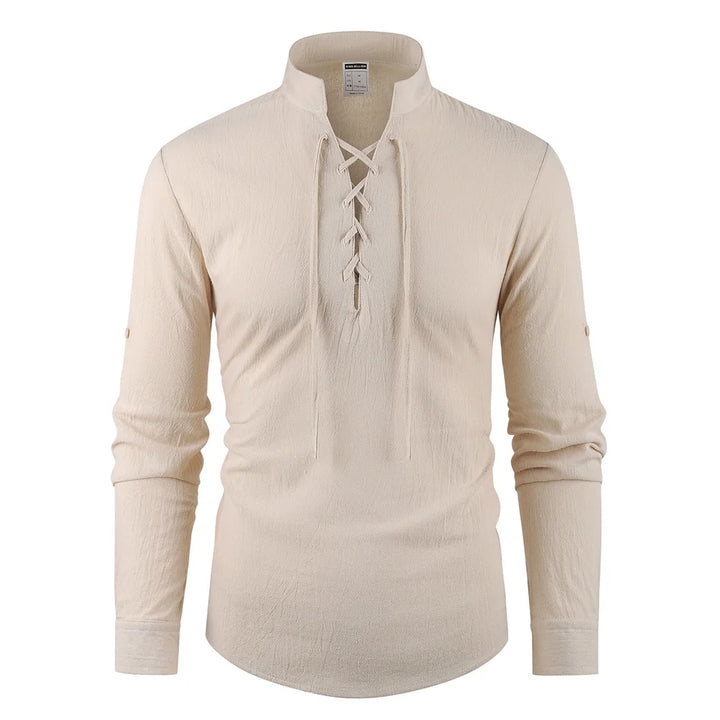 Men’s Cotton Linen Vintage Shirt | Relaxed Summer Style