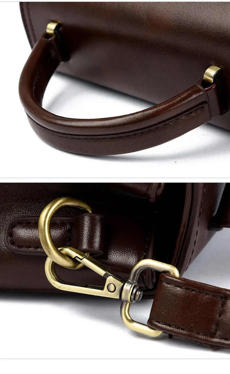 Women’s Soft Top-Handle Shoulder Bag | حقيبة نسائية بيد علوية