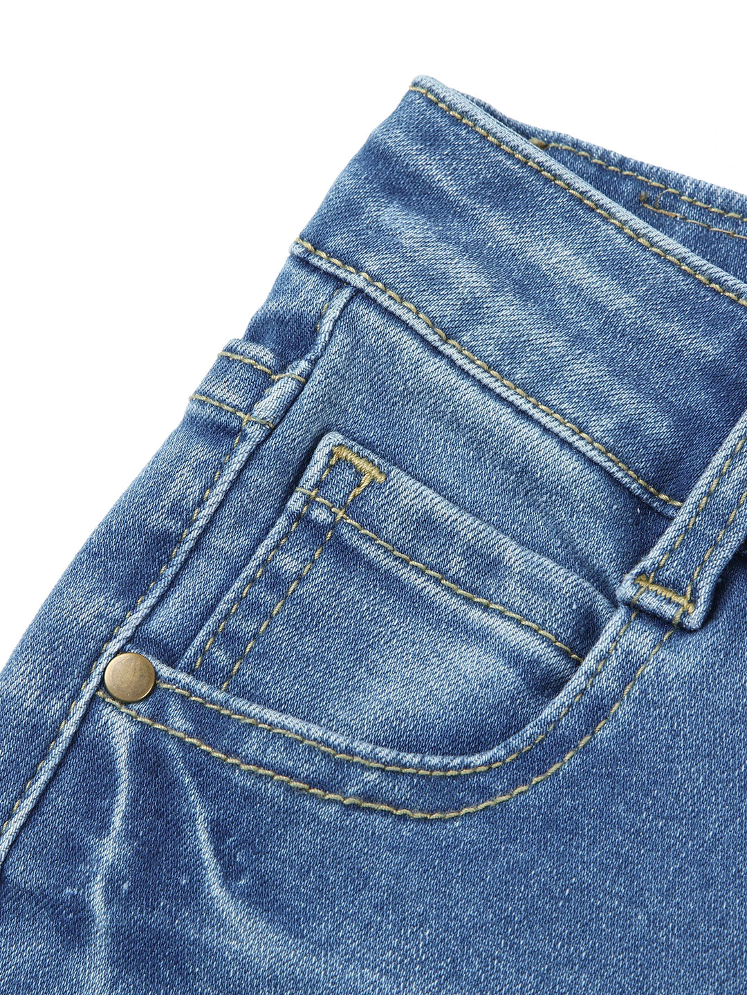 Boys’ Stretch Denim Jeans 6M–3T | بنطلون جينز أولاد مرن لعمر ٦ أشهر–٣ سنوات