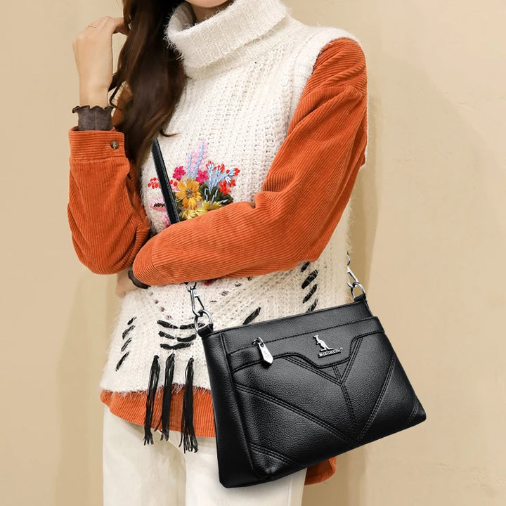 Women’s Classic Shoulder Crossbody Bag | حقيبة كتف نسائية كلاسيكية