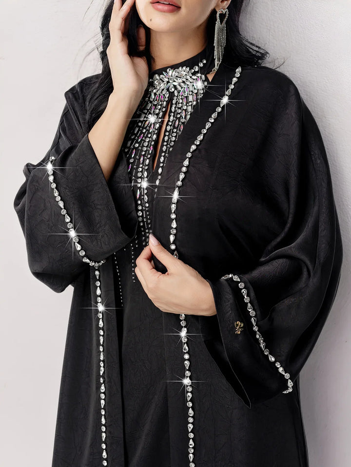 The Diamond-Draped Kimono Set