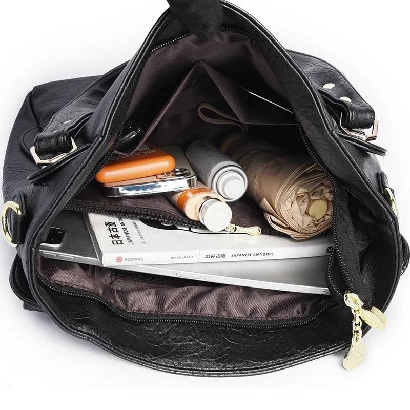 Women’s Soft Top-Handle Bag | Large Capacity Shoulder Tote