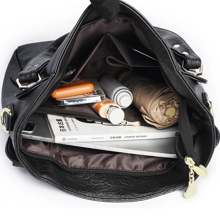 Women’s Soft Top-Handle Bag | Large Capacity Shoulder Tote