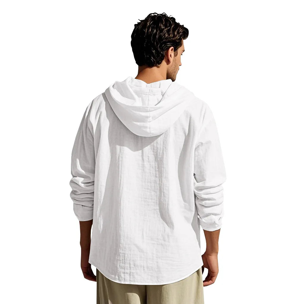 Men’s Linen Shirt & Pants Set | Breathable Relaxed Fit