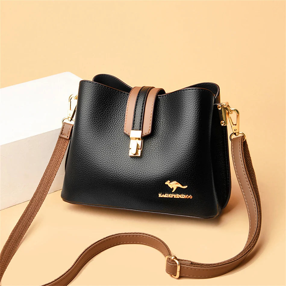 Women’s Three-Layer Small Tote Bag | حقيبة نسائية صغيرة بثلاث طبقات