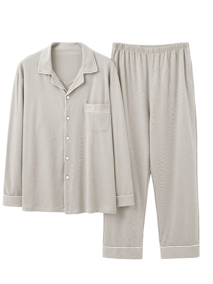 Men’s Cotton Pajamas Set | Classic Comfortable Sleepwear