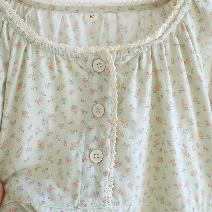 Women’s Cotton Sleep Dress | جلابية قطنية صيفية للبيت - Cute Print