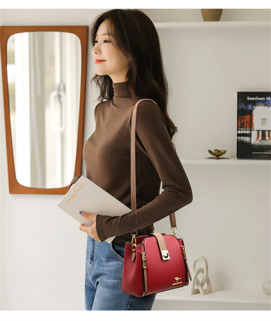 Women’s Luxury Bucket Crossbody Bag | حقيبة باكيت نسائية فاخرة