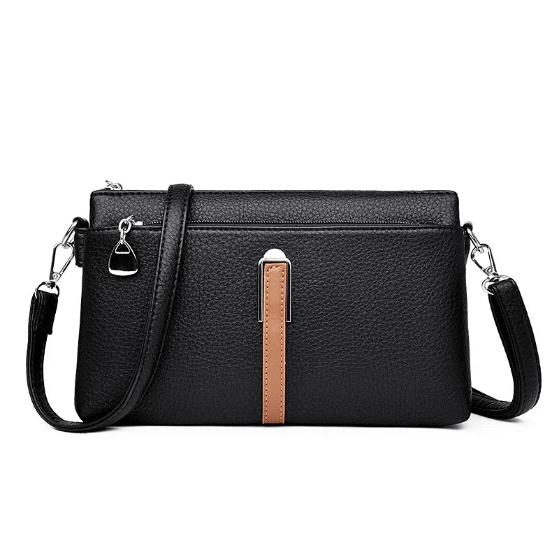 Women’s Solid Shoulder Crossbody Bag | حقيبة كتف نسائية عملية