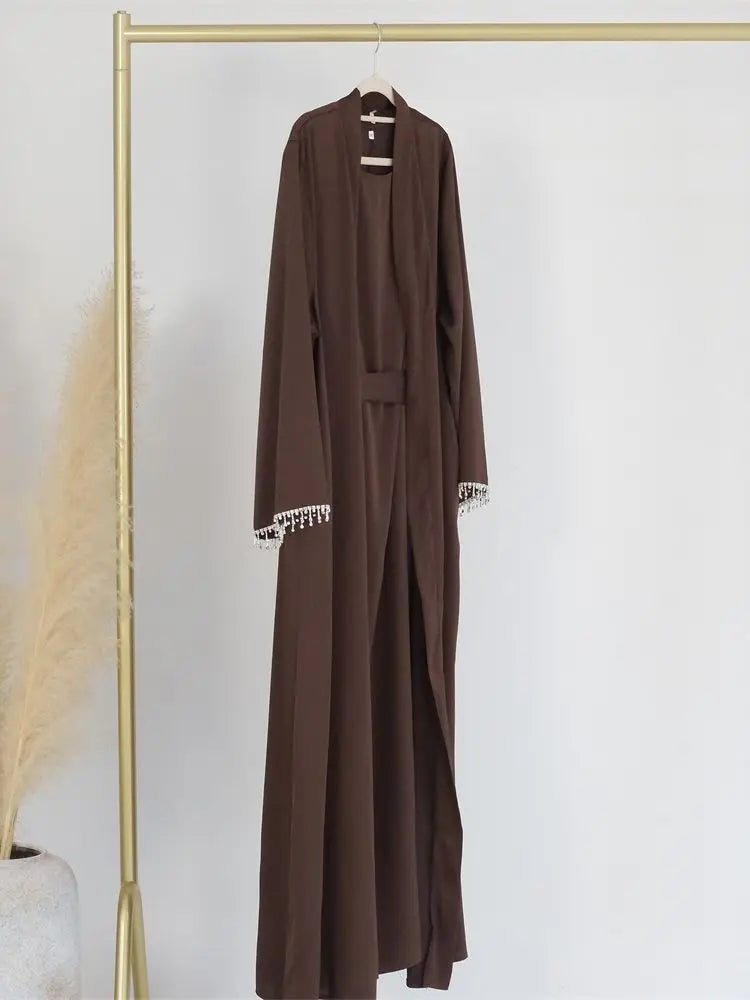 The Draped Kimono Abaya Set