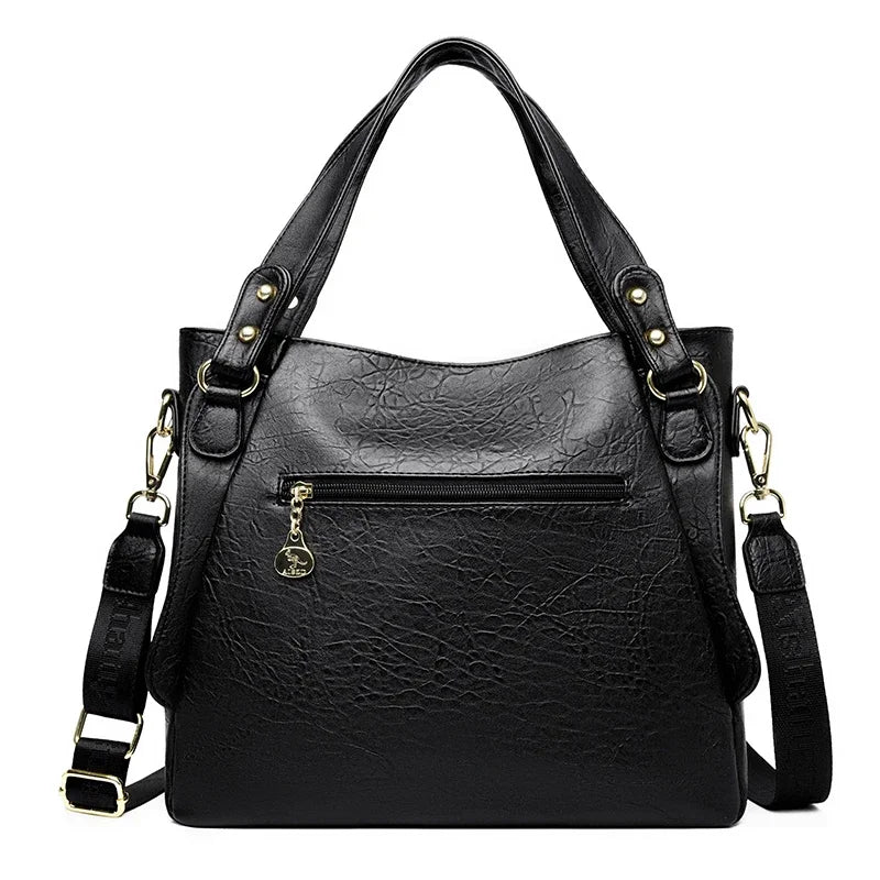 Women’s Soft Top-Handle Bag | Large Capacity Shoulder Tote