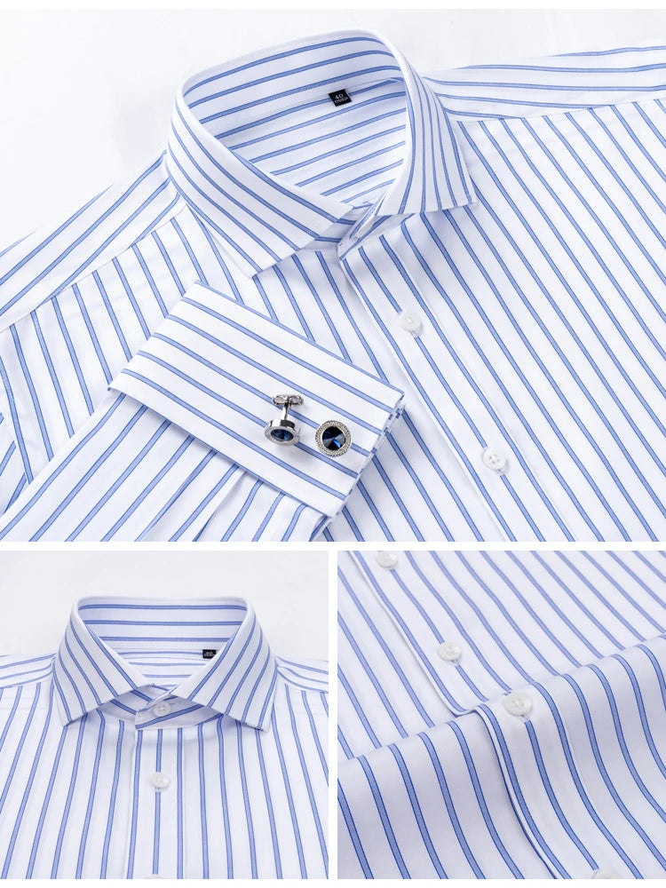 Men’s French Cuff Dress Shirt | Refined Cotton Formal Style