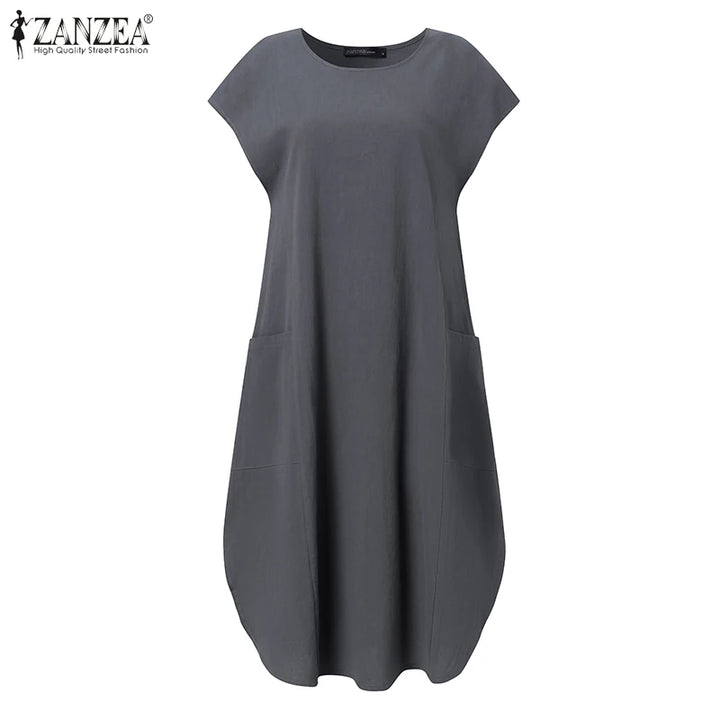 Women’s Cotton Short Sleeve Sundress