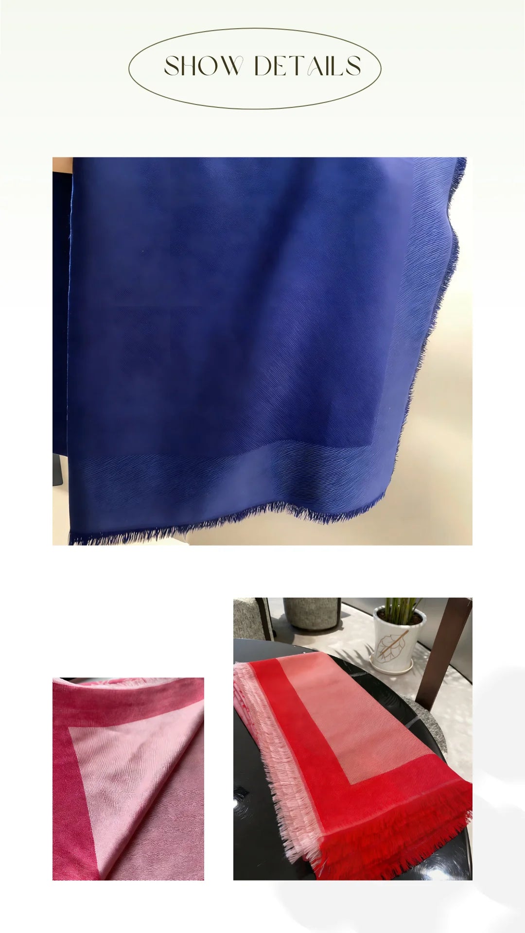 Women’s Square Silk Shawl | Elegant Lightweight Drape
