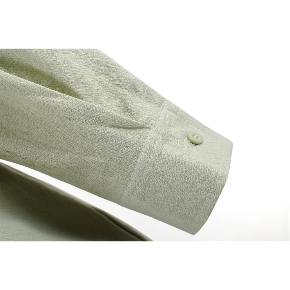 Men’s Cotton Linen Vintage Shirt | Relaxed Summer Style