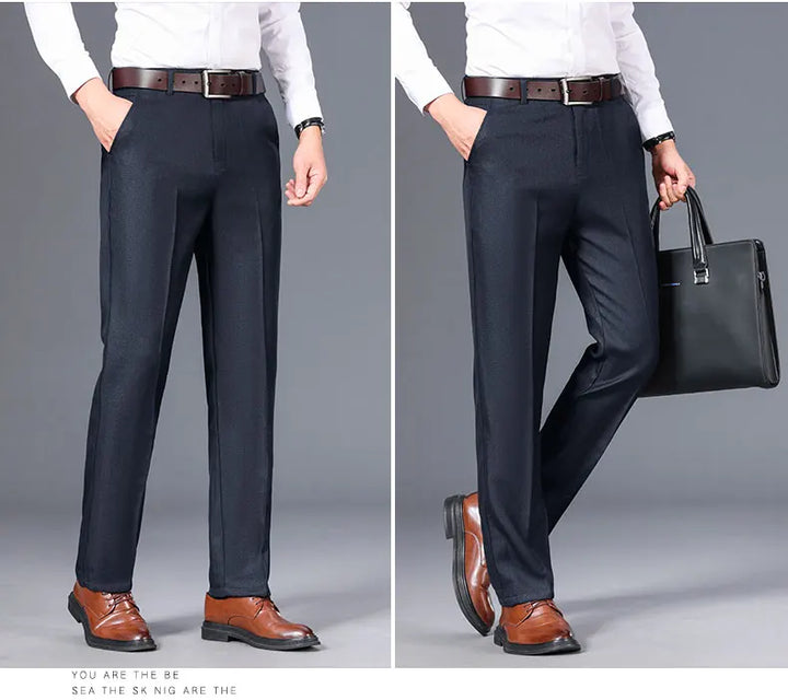 Men’s Business Casual Trousers | Straight Regular Fit