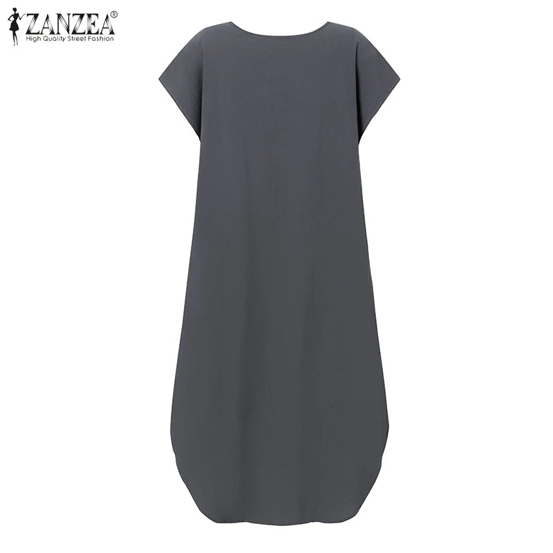 Women’s Cotton Short Sleeve Sundress