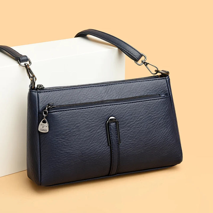 Women’s Solid Shoulder Crossbody Bag | حقيبة كتف نسائية عملية