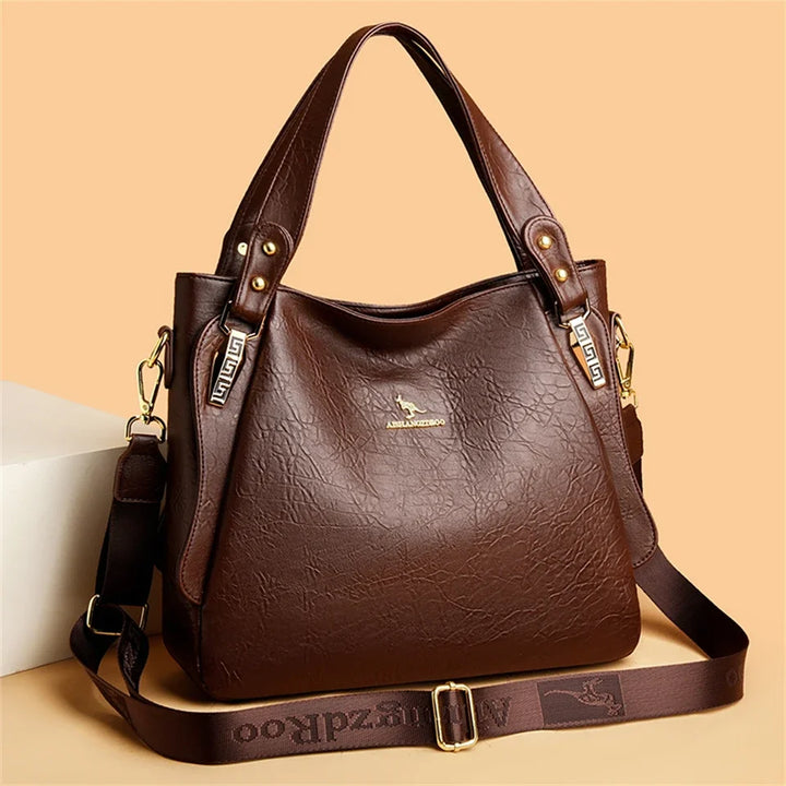 Women’s Soft Top-Handle Bag | Large Capacity Shoulder Tote