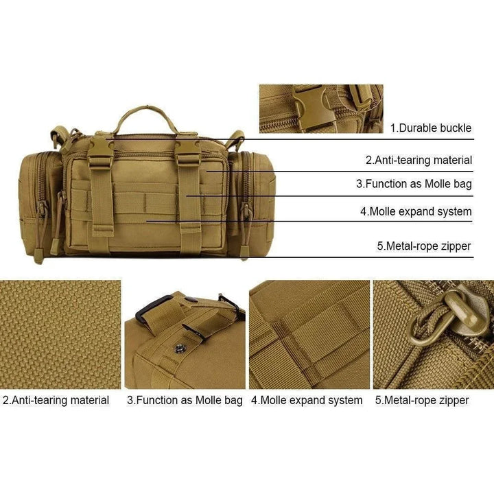Men’s Tactical Chest & Waist Pack | حقيبة صدر وخصر رجالية عملية