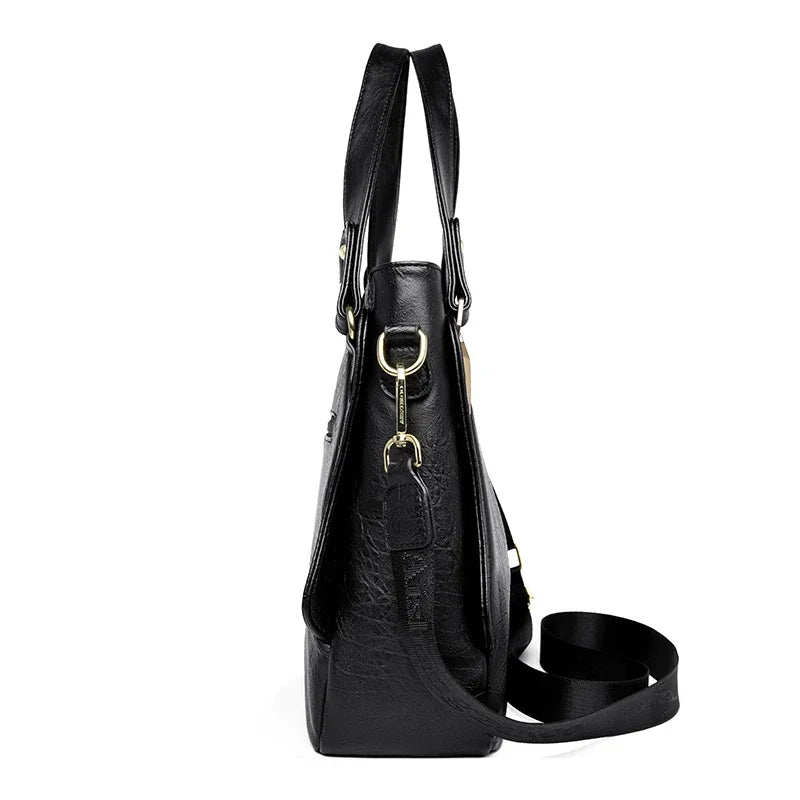 Women’s Soft Top-Handle Bag | Large Capacity Shoulder Tote