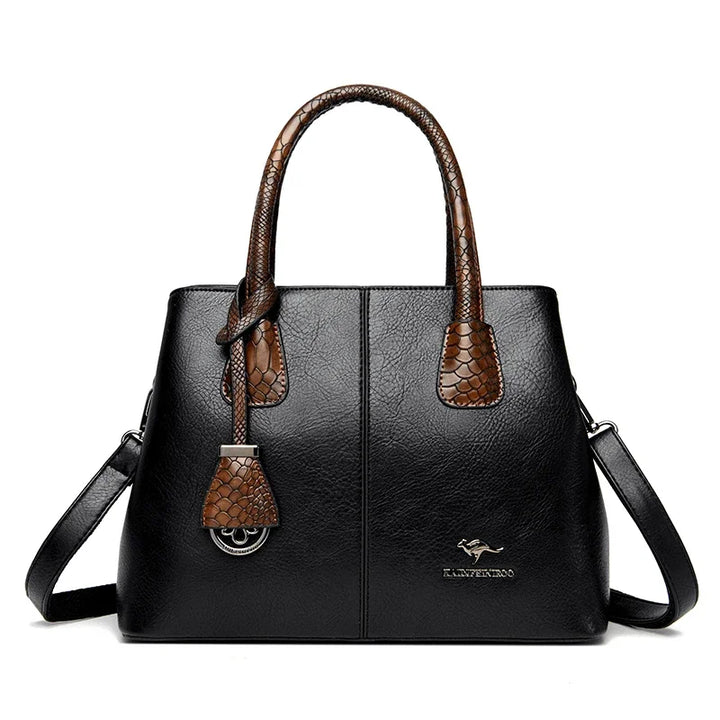 Women’s Patchwork Shoulder Bag | Large Capacity Crossbody Tote