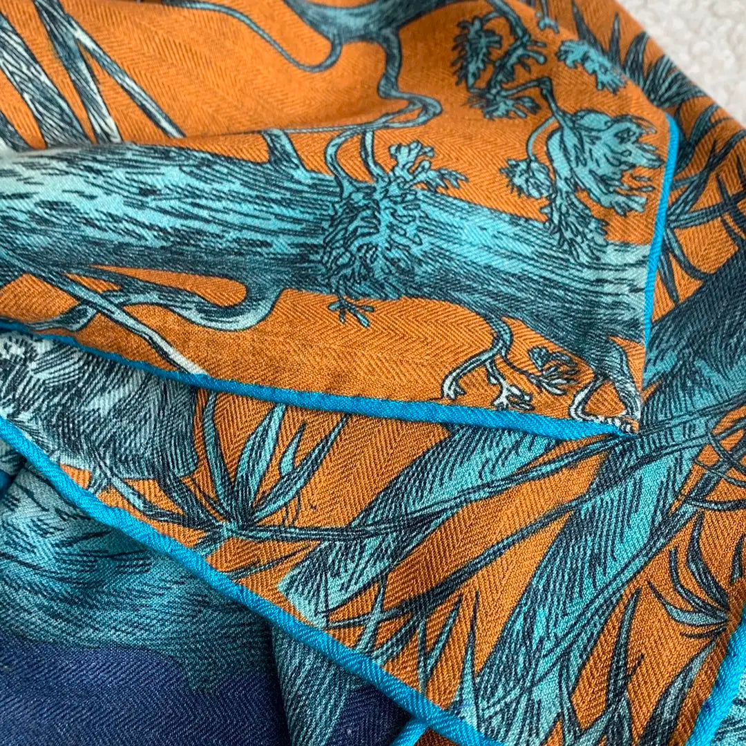 Women’s Luxury Silk Shawl | Bold Statement Elegance
