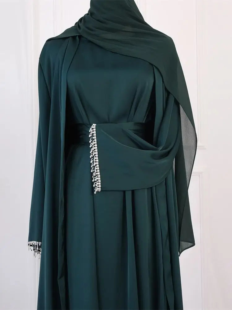 The Draped Kimono Abaya Set