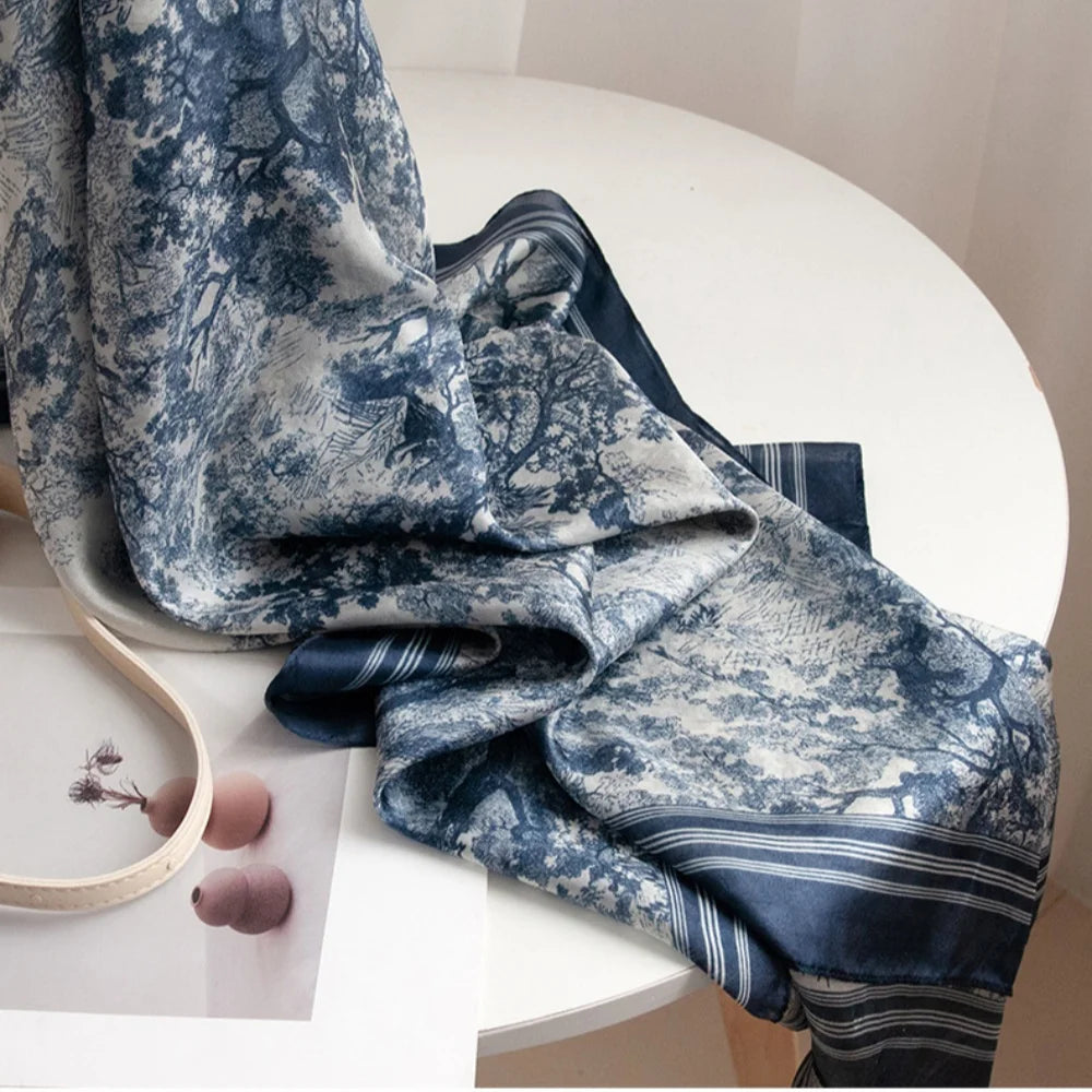 Women’s Silk Shawl | Elegant Artistic Lightweight Drape
