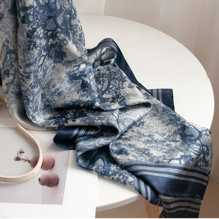 Women’s Silk Shawl | Elegant Artistic Lightweight Drape