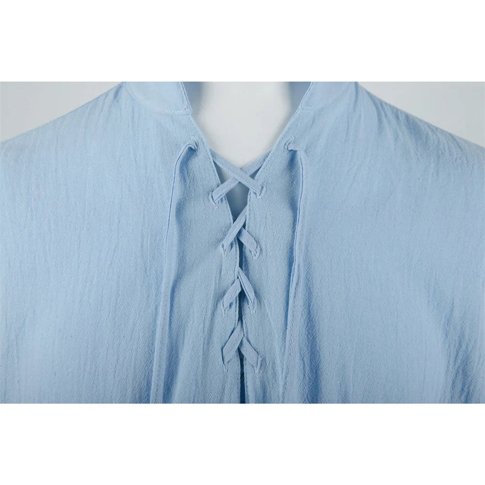 Men’s Cotton Linen Vintage Shirt | Relaxed Summer Style
