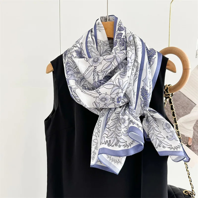 Women’s Pure Silk Printed Scarf